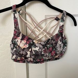 Butterfly Lululemon sports bra